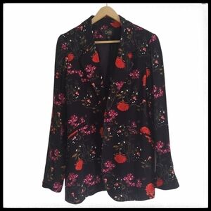 Dalia NWT Women's Floral Open Front Blazer Size S